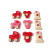 PEMBE TON KİŞİYE ÖZEL KURABİYE (15 ADET) PEMBE TON KİŞİYE ÖZEL KURABİYE (15 ADET)